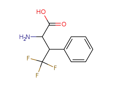 Molecular Structure of 114829-12-8 (2-Amino-3-phenyl-4,4,4-trifluorobutyric acid)