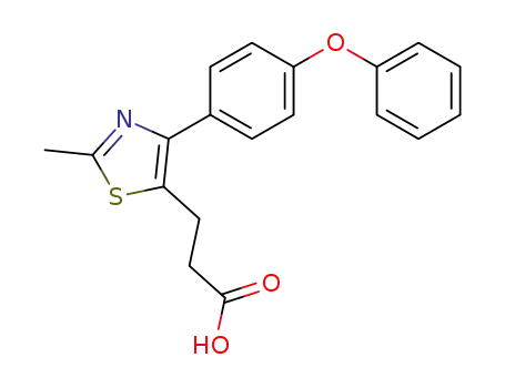 5-Thiazolepropanoic acid, 2-methyl-4-(4-phenoxyphenyl)-