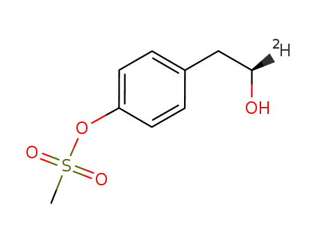 (1R)-2-(4-methylsulphonyloxyphenyl)<1-(2)H1>ethanol