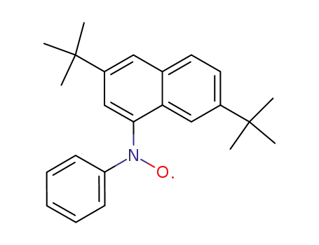 Molecular Structure of 87797-39-5 (3,7-di-t-butyl-1-naphthyl phenyl nitroxide)
