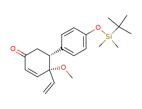 4-methoxy-4-vinyl-5-(p-(tert-butyldimethylsiloxy)phenyl)-2-cyclohexenone