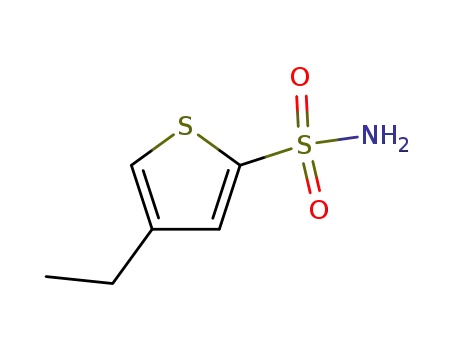 Molecular Structure of 142294-59-5 (2-Thiophenesulfonamide,4-ethyl-(9CI))