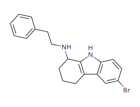 6-bromo-N-(2-phenylethyl)-2,3,4,9-tetrahydro-1H-carbazol-1-amine