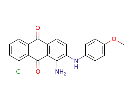 1-Amino-8-chloro-2-(4-methoxyanilino)anthracene-9,10-dione