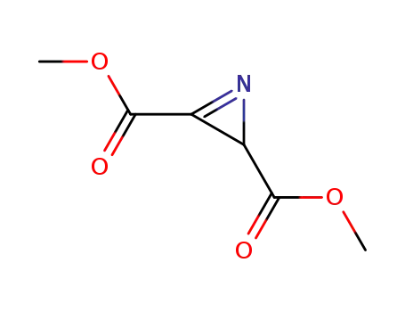 Molecular Structure of 16504-44-2 (2H-Azirine-2,3-dicarboxylic acid, dimethyl ester)