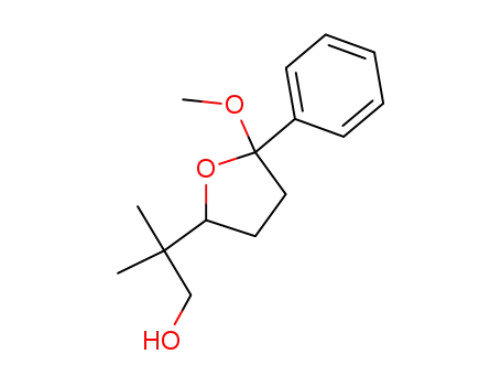 2,2-dimethyl-2-(5'-methoxy-5'-phenyl-2'-tetrahydrofuryl)-ethanol