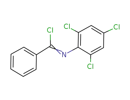 Benzenecarboximidoyl chloride, N-(2,4,6-trichlorophenyl)-