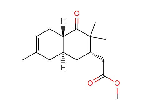 (3S,4aS,8aS)-3,4,4a,5,8,8a-hexahydro-3-methoxycarbonylmethyl-2,2,6-trimethyl-1(2H)-naphthalenone