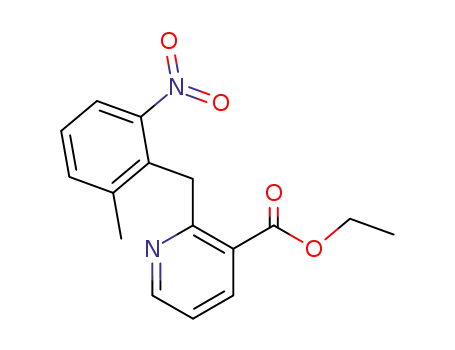 2-(6-Methyl-2-nitrobenzyl)nicotinsaeure-ethylester