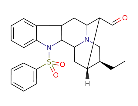 (2S,3S)-12-Benzenesulfonyl-3-ethyl-1,3,4,7,7a,12,12a,12b-octahydro-2H,6H-2,6-methano-indolo[2,3-a]quinolizine-13-carbaldehyde
