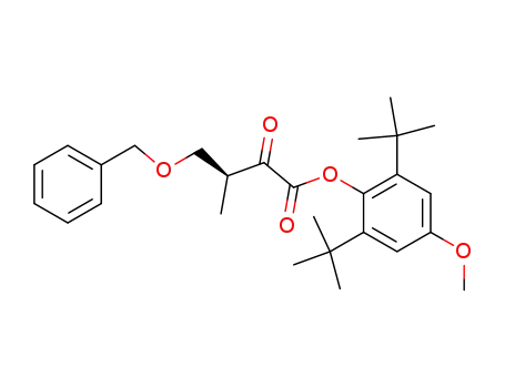 (S)-4-Benzyloxy-3-methyl-2-oxo-butyric acid 2,6-di-tert-butyl-4-methoxy-phenyl ester