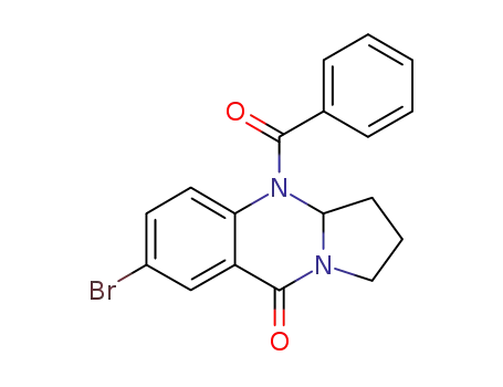 4-Benzoyl-7-bromo-2,3,3a,4-tetrahydro-1H-pyrrolo[2,1-b]quinazolin-9-one