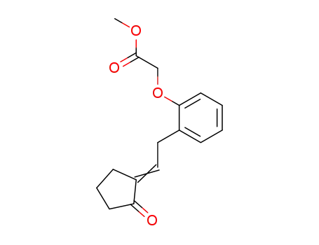 Acetic acid, [2-[2-(2-oxocyclopentylidene)ethyl]phenoxy]-, methyl ester
