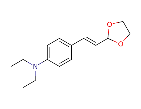 [4-((E)-2-[1,3]Dioxolan-2-yl-vinyl)-phenyl]-diethyl-amine