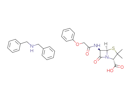 Molecular Structure of 121527-61-5 (penicillin V dibenzylamine salt)