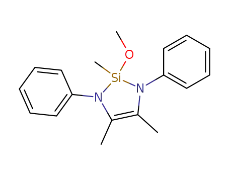 1,3-Diaza-2-silacyclopent-4-ene,
2-methoxy-2,4,5-trimethyl-1,3-diphenyl-