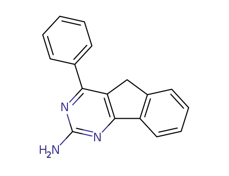 5H-Indeno[1,2-d]pyrimidin-2-amine, 4-phenyl-