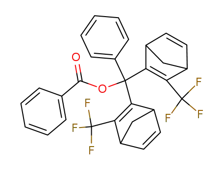 α,α-bis(3-trifluoromethylbicyclo<2.2.1>hepta-2,5-dien-2-yl)benzyl benzoate