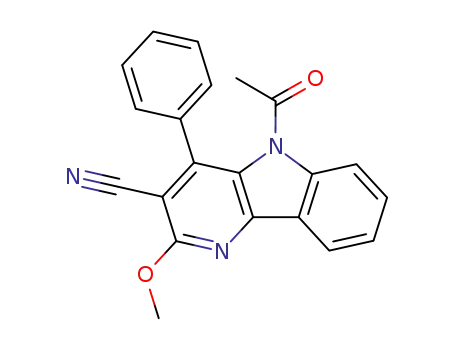5-acetyl-2-methoxy-4-phenyl-3-cyano-δ-carboline