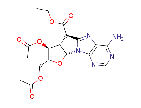 3',5'-di-O-acetyl-2'-deoxy-2''-ethoxycarbonyl-8,2'-methylene-cycloadenosine