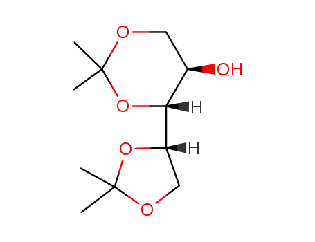 Molecular Structure of 131247-52-4 (1,3:4,5-di-O-isopropylidene-DL-ribitol)