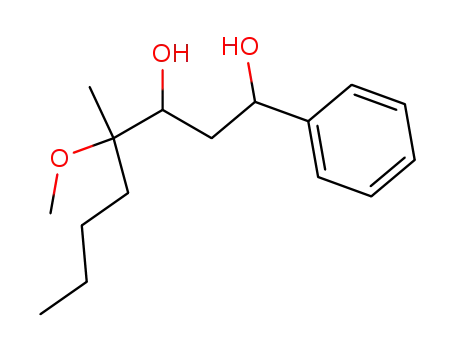 4-methyl-4-methoxy-1-phenyl-1,3-octanediol