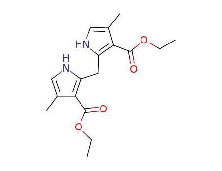 1H-Pyrrole-3-carboxylicacid, 2,2'-methylenebis[4-methyl-, 3,3'-diethyl ester cas  28420-86-2
