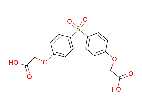 Molecular Structure of 30596-06-6 (Acetic acid,2,2'-[sulfonylbis(4,1-phenyleneoxy)]bis- (9CI))