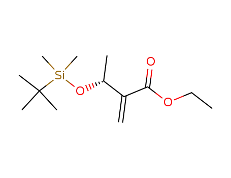 Butanoic acid, 3-[[(1,1-dimethylethyl)dimethylsilyl]oxy]-2-methylene-,
ethyl ester, (R)-