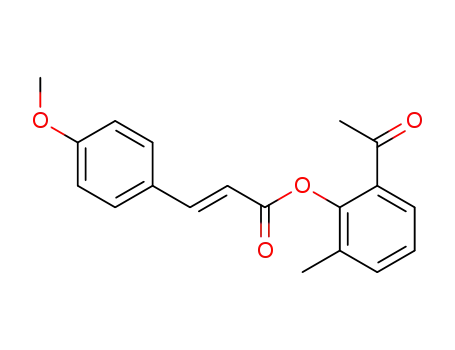 3-methyl-(p-methoxy)cinnamoyloxyacetophenone
