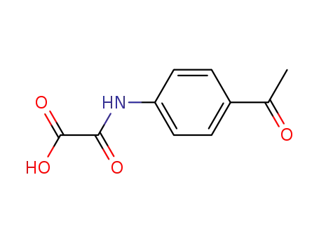 Molecular Structure of 6345-10-4 ((4-acetylphenyl)carbamoylformic acid)