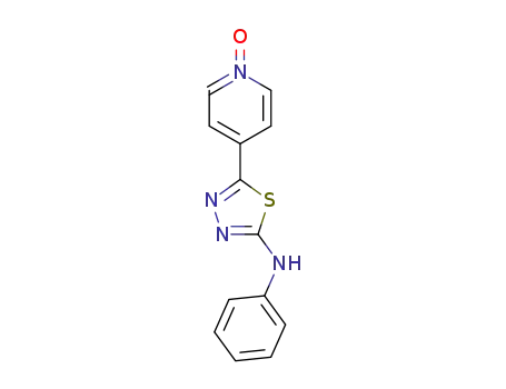1,3,4-Thiadiazol-2-amine, N-phenyl-5-(4-pyridinyl)-, N-oxide