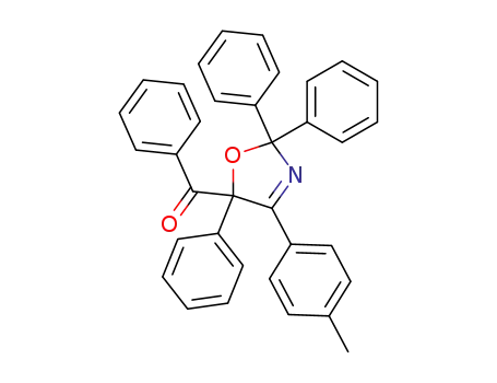5-benzoyl-4-(p-tolyl)-2,2,5-triphenyl-2,5-dihydro-oxazole