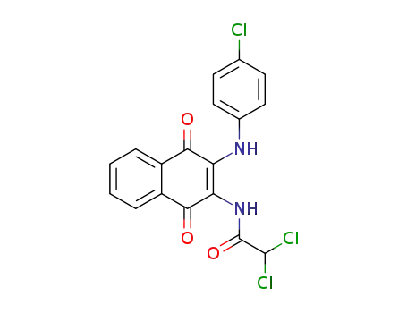 2-Dichloracetylamino-3-(4-chloranilino)-1,4-naphthochinon