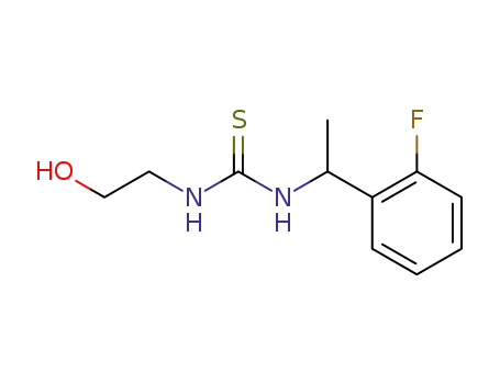 N-[1-(2-Fluorophenyl)ethyl]-N'-(2-hydroxyethyl)thiourea