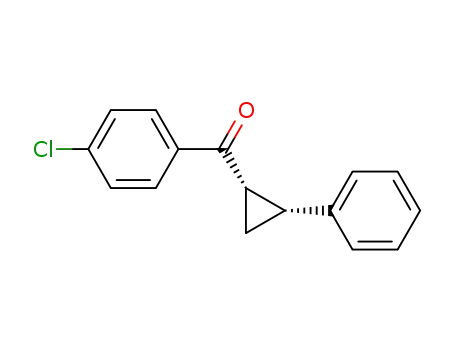 Molecular Structure of 137595-86-9 (Methanone, (4-chlorophenyl)(2-phenylcyclopropyl)-, cis-)