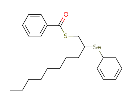 Molecular Structure of 101327-57-5 (S-2-(phenylseleno)-decyl thiobenzoate)