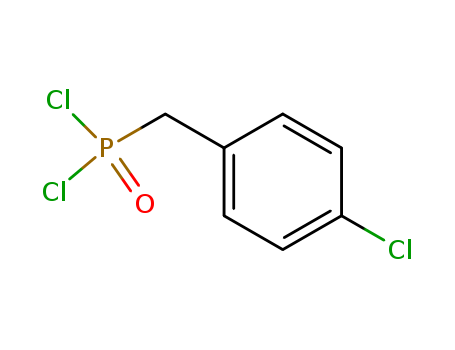 Molecular Structure of 147137-69-7 (Phosphonic dichloride, [(4-chlorophenyl)methyl]-)