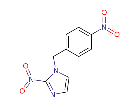Molecular Structure of 10598-82-0 (2-Nitro-1-(p-nitrobenzyl)-1H-imidazole)
