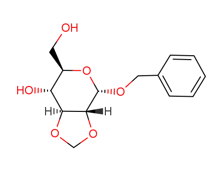 Molecular Structure of 76800-43-6 (benzyl 2,3-O-methylene-α-D-glucopyranoside)