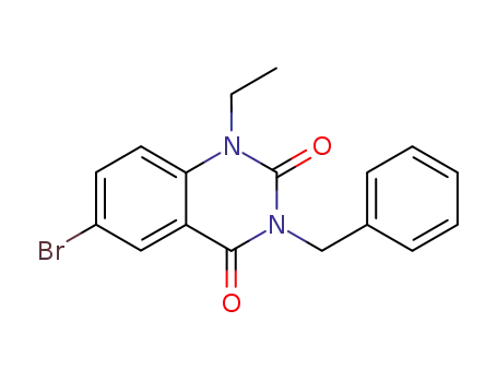 3-Benzyl-6-bromo-1-ethyl-2,4-dioxo-1,2,3,4-tetrahydroquinazoline
