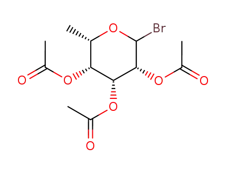 Acetic acid (3R,4R,5R,6S)-3,5-diacetoxy-2-bromo-6-methyl-tetrahydro-pyran-4-yl ester