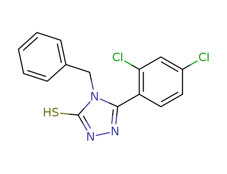 4-BENZYL-5-(2,4-DICHLOROPHENYL)-4H-1,2,4-TRIAZOLE-3-THIOL