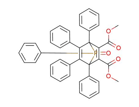 7-Oxo-1,4,5,6,7-pentaphenyl-7λ<sup>5</sup>-phospha-bicyclo[2.2.1]hepta-2,5-diene-2,3-dicarboxylic acid dimethyl ester