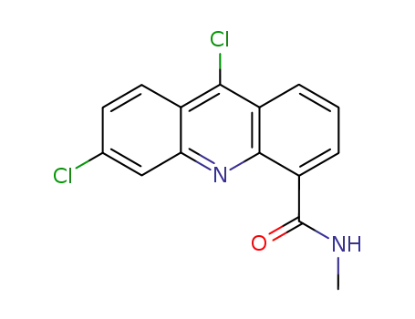 Molecular Structure of 86187-39-5 (4-Acridinecarboxamide, 6,9-dichloro-N-methyl-)