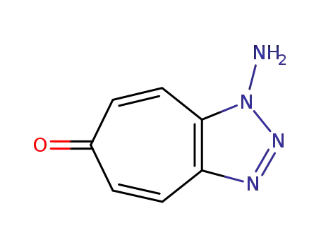 Molecular Structure of 56598-81-3 (1-aminotropono<4,5-d>-1,2,3-triazole)