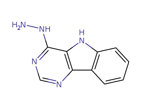 Molecular Structure of 107401-01-4 (4-HYDRAZINO-5H-PYRIMIDO[5,4-B]INDOLE)