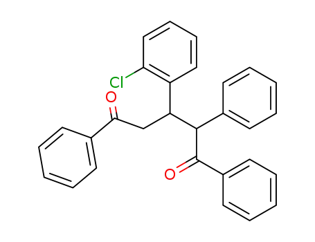 Molecular Structure of 81568-81-2 (3-(2-chlorophenyl)-1,2,5-triphenylpentane-1,5-dione)