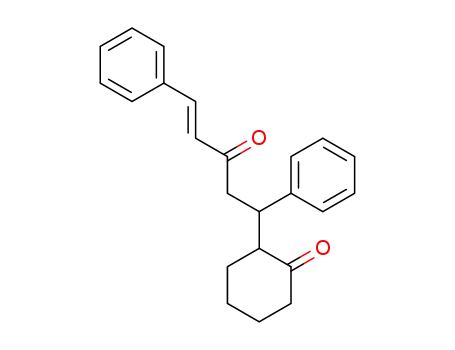 Cyclohexanone, 2-(3-oxo-1,5-diphenyl-4-pentenyl)-