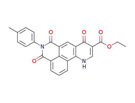 9-carbethoxy-5-(p-tolyl)-5,6,8,9,10,11-hexahydro-4H-isoquinolino<4,5-g>quinoline-4,6,8-trione
